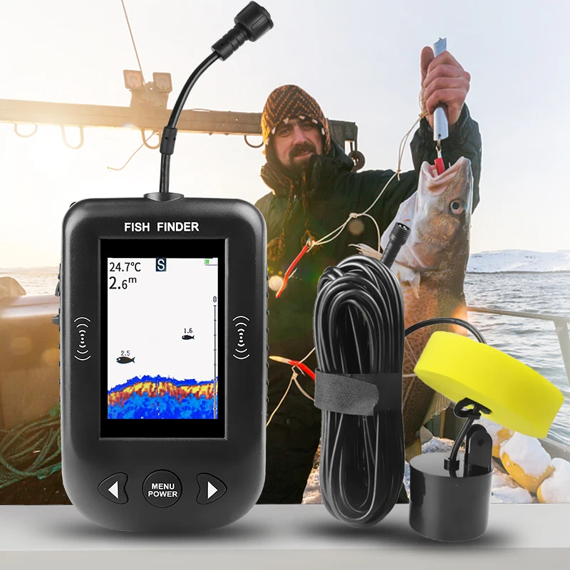 Fish Finder Portable - Sonda de Pesca Erchang XF03, 45