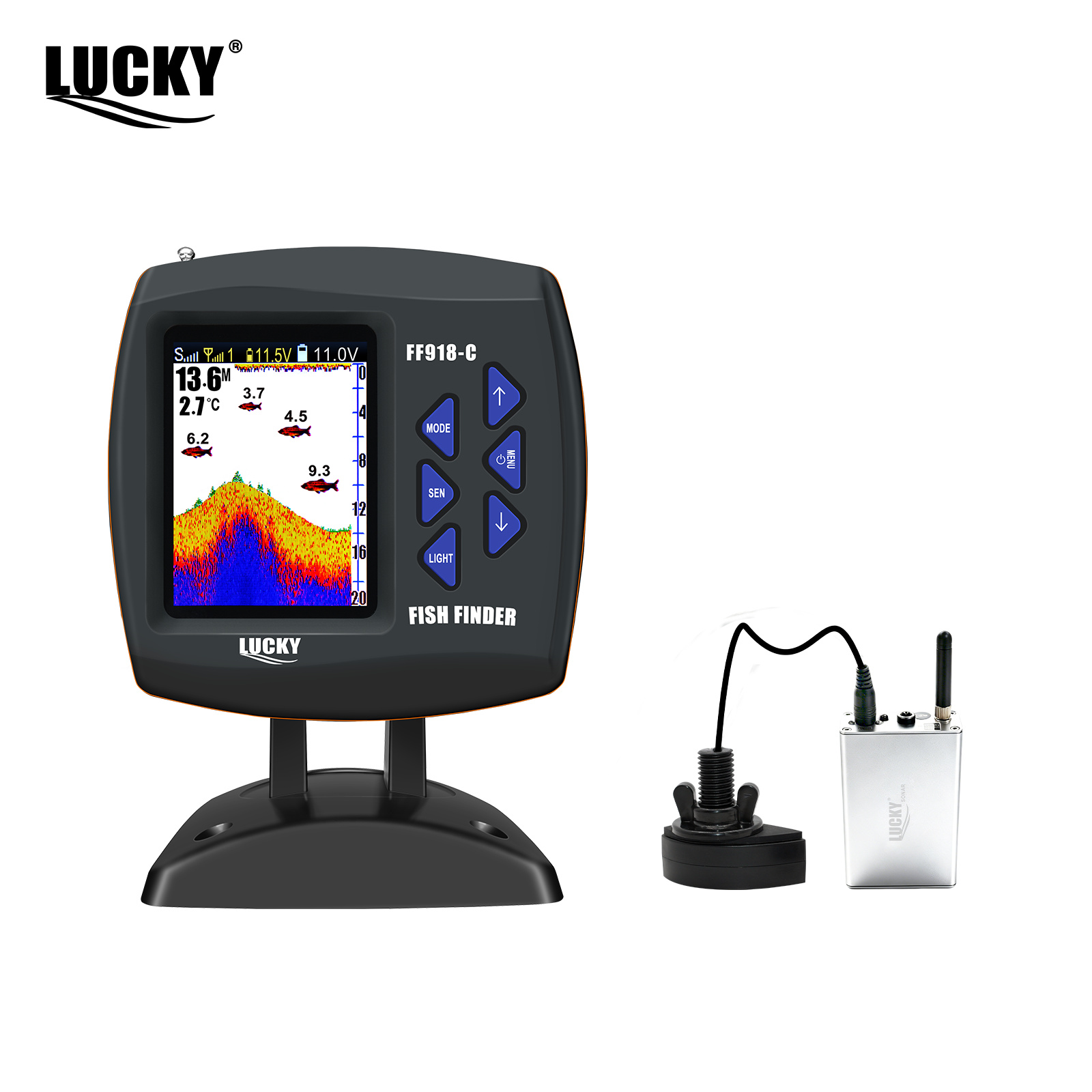 Fish Finder Cable - Lucky FF918 - Barco a Control