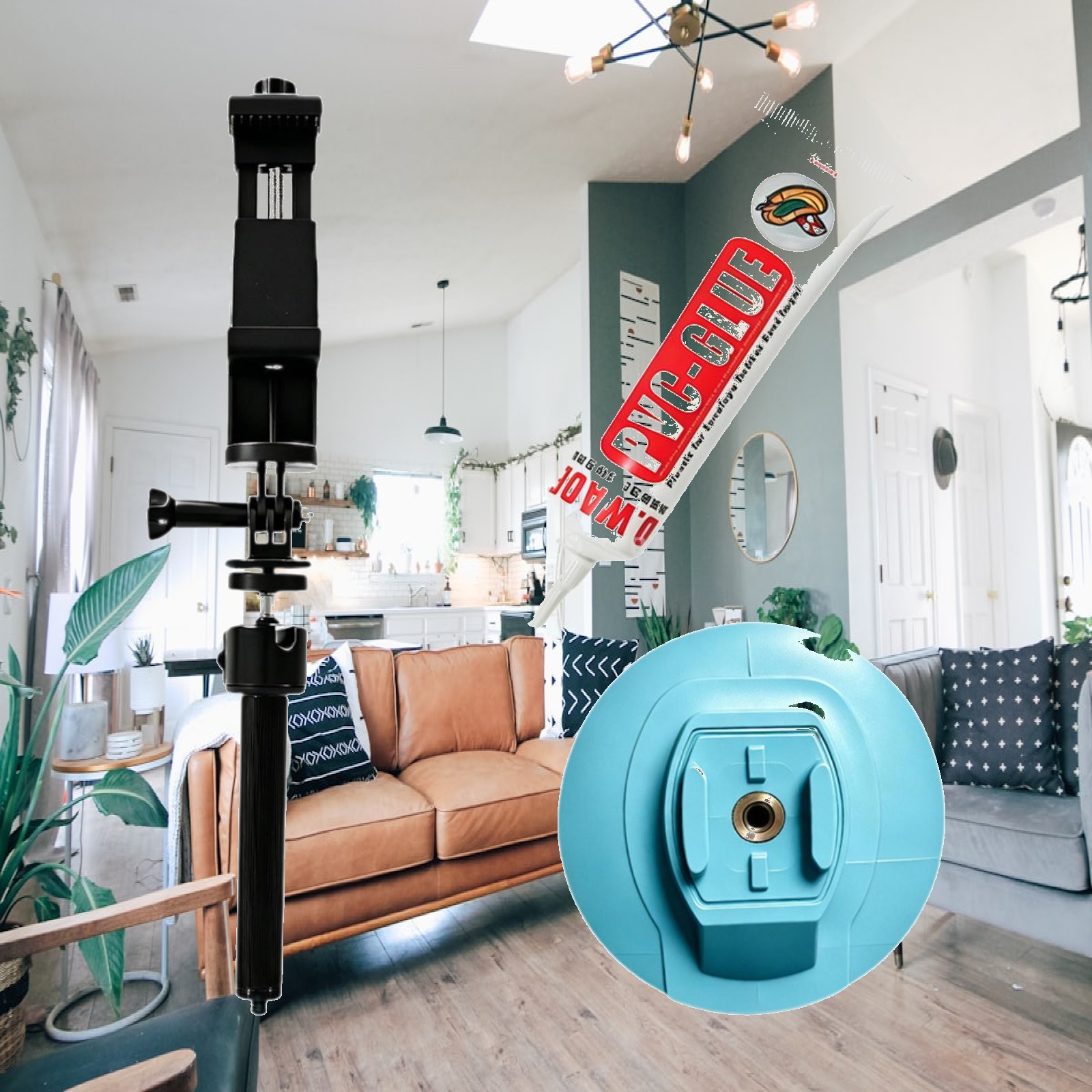Fishing Camera - Soporte para Teléfono de Kayak, Soporte