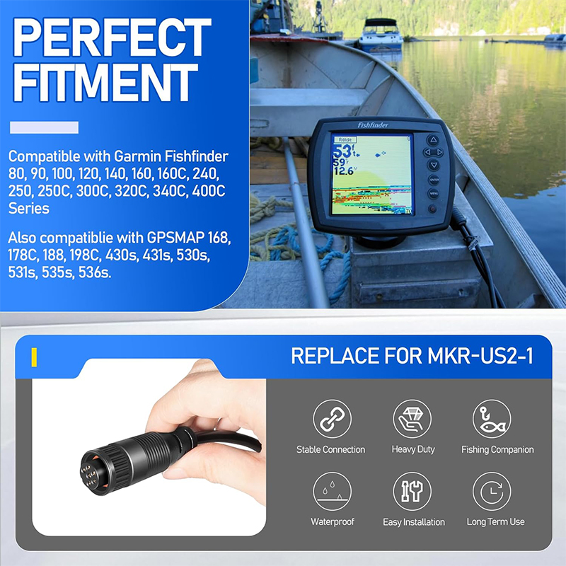 Cable Adaptador Universal MKR- - Fish Finder Cable reseña y precio