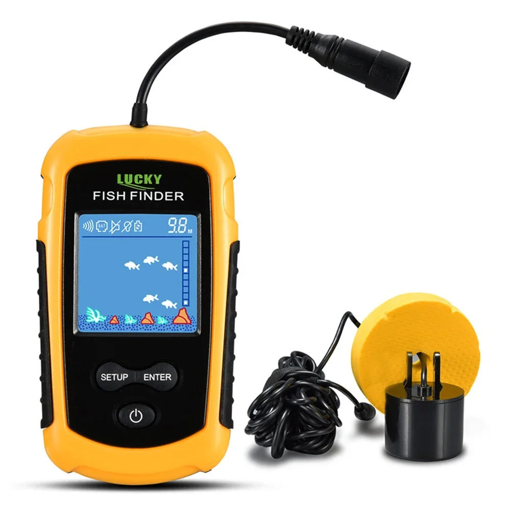 Lucky LCD pantalla a Color por - Fish Finder Cable reseña y precio