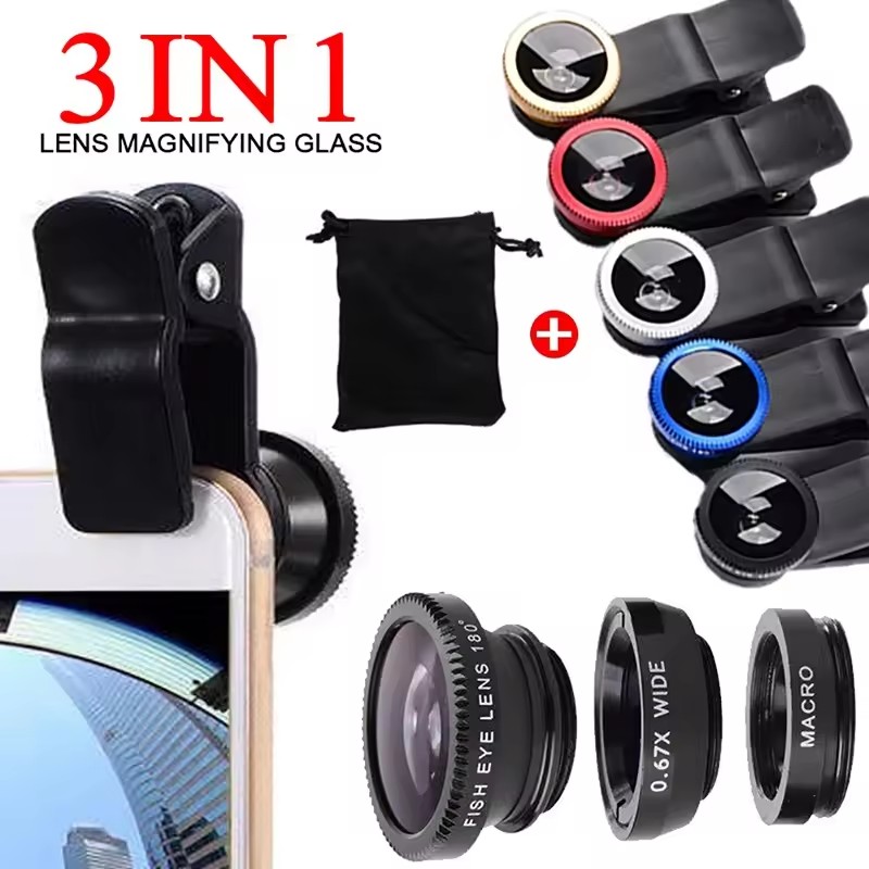 Lente de teléfono 3 en 1 tipo  - Fishing Camera reseña y precio
